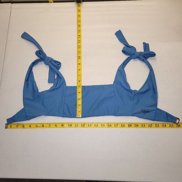 Revolve X Tularosa Tiff Top in Blue and Matching Bottoms Bikini Swimsuit Set - Picture 10 of 10